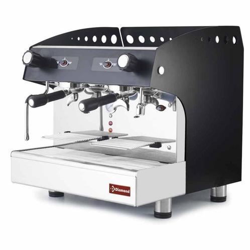 Espresso apparaat 2 groepen, half-automatisch - ZWART, Articles professionnels, Horeca | Équipement de cuisine, Envoi