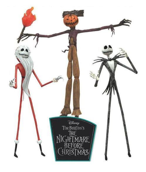 Nightmare before Christmas Action Figures 3-Pack The Jobs of, Verzamelen, Disney, Ophalen of Verzenden