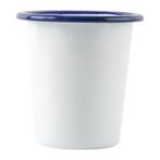 Bekers | Geëmailleerd Staal | Wit/Blauw | 31cl | 6 Stuks, Verzenden, Nieuw in verpakking