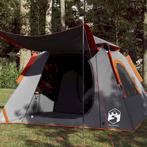 vidaXL Koepeltent 4-persoons snelontgrendeling grijs en, Caravans en Kamperen, Verzenden, Nieuw