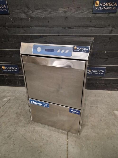 Glazenspoeler | voorlader | Rhima | optima 400 | 230V, Zakelijke goederen, Horeca | Keukenapparatuur, Gebruikt, Wassen en Drogen
