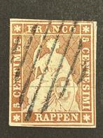 Zwitserland 1854/1862 - Zwitserland – zittende Helvetia, Postzegels en Munten, Postzegels | Europa | België, Gestempeld