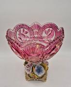 Tafelmiddenstuk - Glas, Porselein - Gouden Italiaanse beker