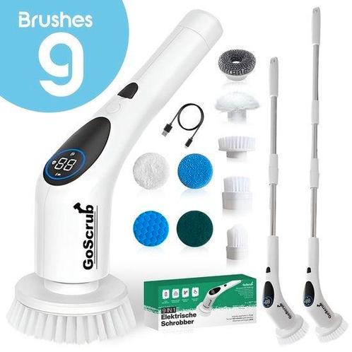 2eChoix | Brosse de nettoyage électrique - GoScrub -, Huis en Inrichting, Bureaus, Ophalen of Verzenden