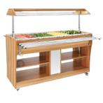 Bainmarie buffet | 4x 1/1 GN | 230V | 1490x766x1338(h)mm, Verzenden, Nieuw in verpakking