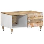 vidaXL Salontafel 80x50x40 cm massief mangohout, Huis en Inrichting, Verzenden, Nieuw