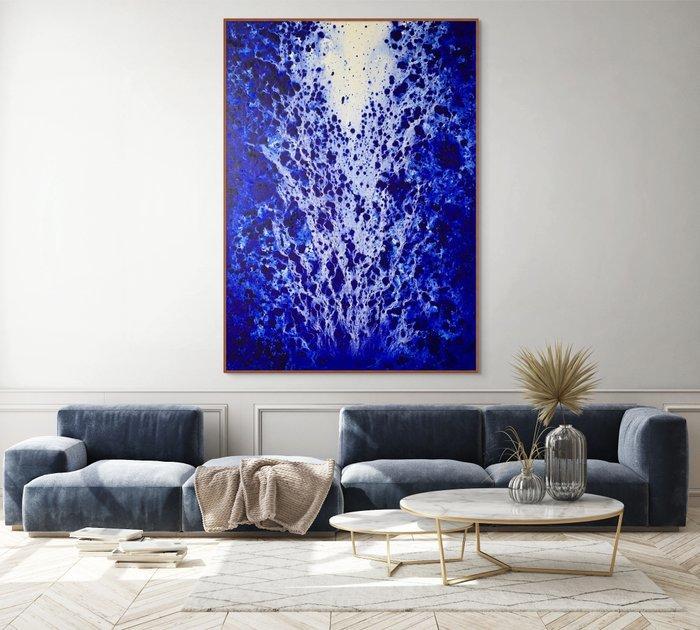 Christopher Shaw - Eternal Blue No 75 - XXL, Antiek en Kunst, Kunst | Schilderijen | Modern