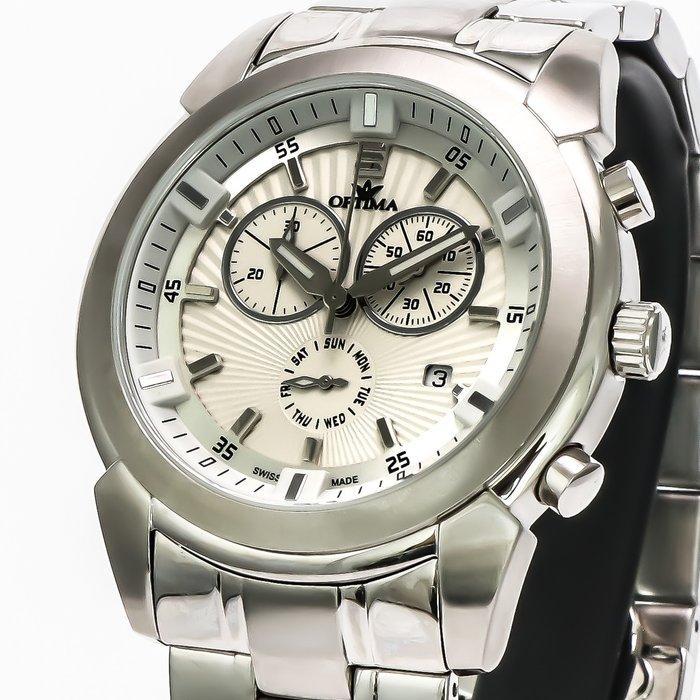 Optima - Swiss Chronograph - OSC367-SS-1 - Zonder, Bijoux, Sacs & Beauté, Montres | Hommes