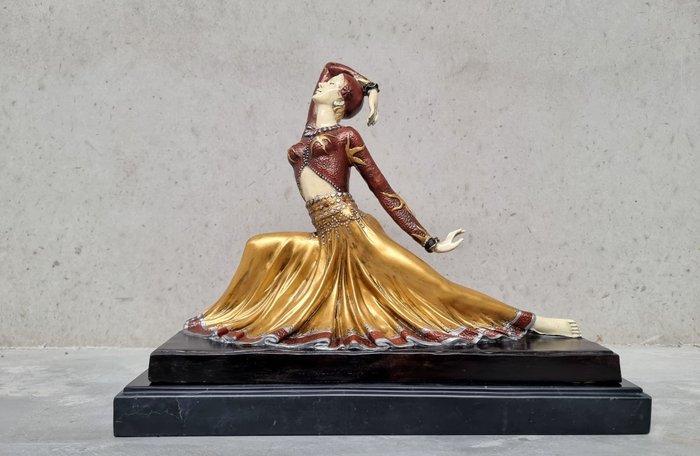 sculptuur, Art deco dancer - bronze - 30 cm - Brons, Antiek en Kunst, Kunst | Designobjecten