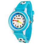 Fako® - Kinderhorloge - 3D - Voetbal - Kunststof -, Verzenden, Nieuw