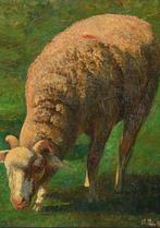 Heinrich Johann von Zügel (1850-1941), Attributed to - Sheep, Antiek en Kunst