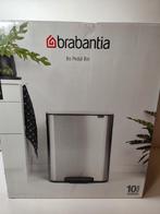 Brabantia Bo Pedal Bin 60 liter Matt Black Prullenbakken, Verzenden, Nieuw