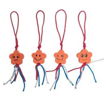 Fako Bijoux - Bloem Oranje Emoji Geluksbrenger - beschikbaar voor biedingen