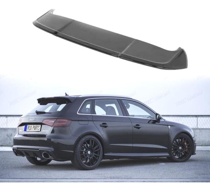 AJOUT SPOILER AUDI A3 SPORTBACK 12-20 NOIR BRILLANT, Autos : Pièces & Accessoires, Carrosserie & Tôlerie, Envoi