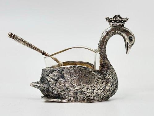 Hanau - Zout- en pepervaatjes - .800 zilver, .950 zilver -, Antiek en Kunst, Antiek | Zilver en Goud