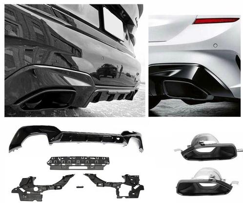 GESCHIKT VOOR BMW 3 SERIE M340i G20 DIFFUSER ACHTERSPOILER +, Auto diversen, Auto-accessoires, Verzenden