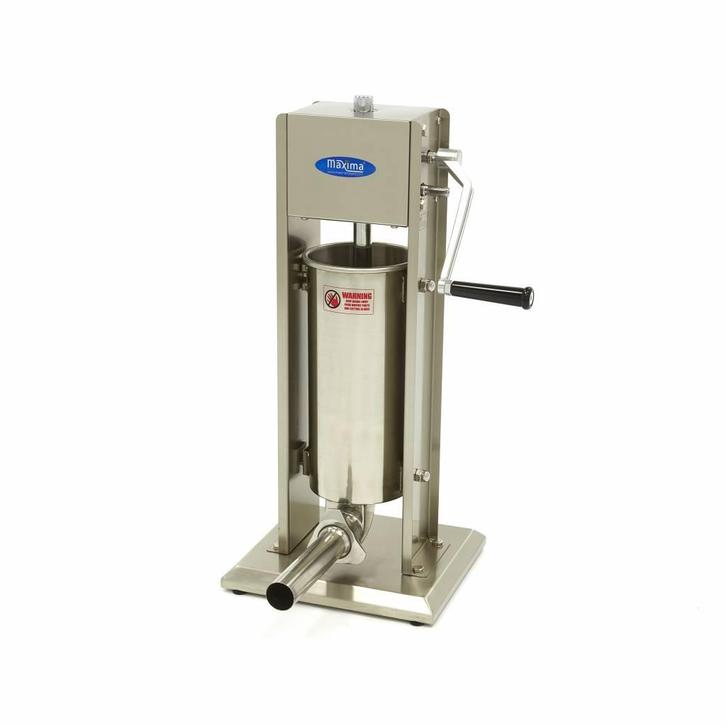 Worstenvuller - 5 L - Verticaal - incl. 4 Vulbuizen, Zakelijke goederen, Horeca | Keukenapparatuur, Nieuw in verpakking, Bakkerij en Slagerij