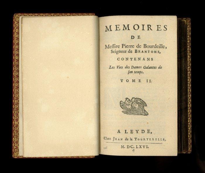 BRANTÔME (Pierre de Bourdeilles ou Bourdeille, dit) -, Antiquités & Art, Antiquités | Livres & Manuscrits
