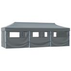 vidaXL Vouwtent pop-up met 8 zijwanden 3x9 m antraciet, Tuin en Terras, Verzenden, Nieuw