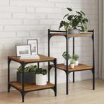 vidaXL Plankenset 4 Stuks - Oude Hout - 40x40x1,5 cm -, Huis en Inrichting, Kasten | Boekenkasten, Verzenden, Nieuw