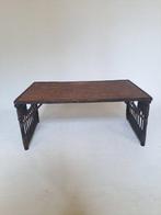 Bijzettafel - Hout, Rattan - Bed dienblad, Antiek en Kunst