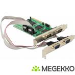 DeLOCK 89046 PCI Card 4x Serial, Informatique & Logiciels, Verzenden