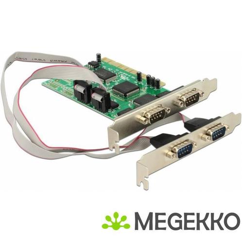 DeLOCK 89046 PCI Card 4x Serial, Informatique & Logiciels, Cartes réseau, Envoi