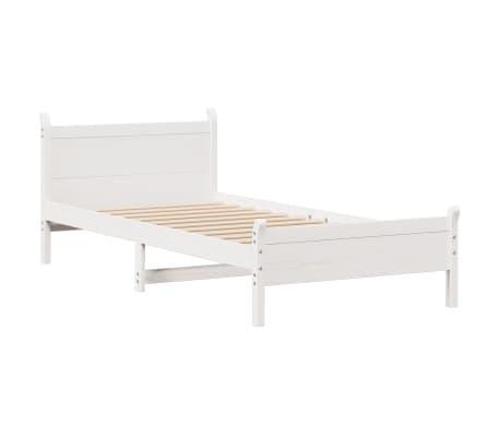 Bedframe 90x200 Wit | Retour Deal | Massief Grenen, Huis en Inrichting, Slaapkamer | Bedden, 90 cm, 200 cm, Wit, Nieuw, Hout, Eenpersoons