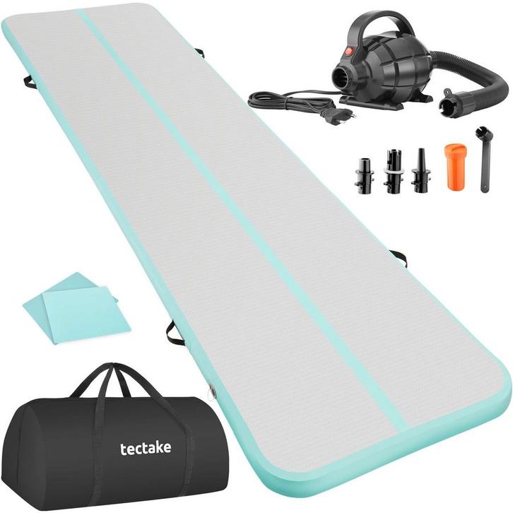 tectake Opblaasbare trainingsmat AirFlexy met elektrische lu, Huis en Inrichting, Overige Huis en Inrichting, Verzenden
