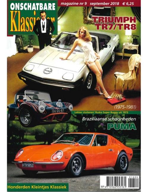 2018 ONSCHATBARE KLASSIEKER MAGAZINE 09 NEDERLANDS, Boeken, Auto's | Folders en Tijdschriften