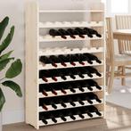 vidaXL Casier à vin avec panneau supérieur bois de pin, Maison & Meubles, Neuf, Verzenden