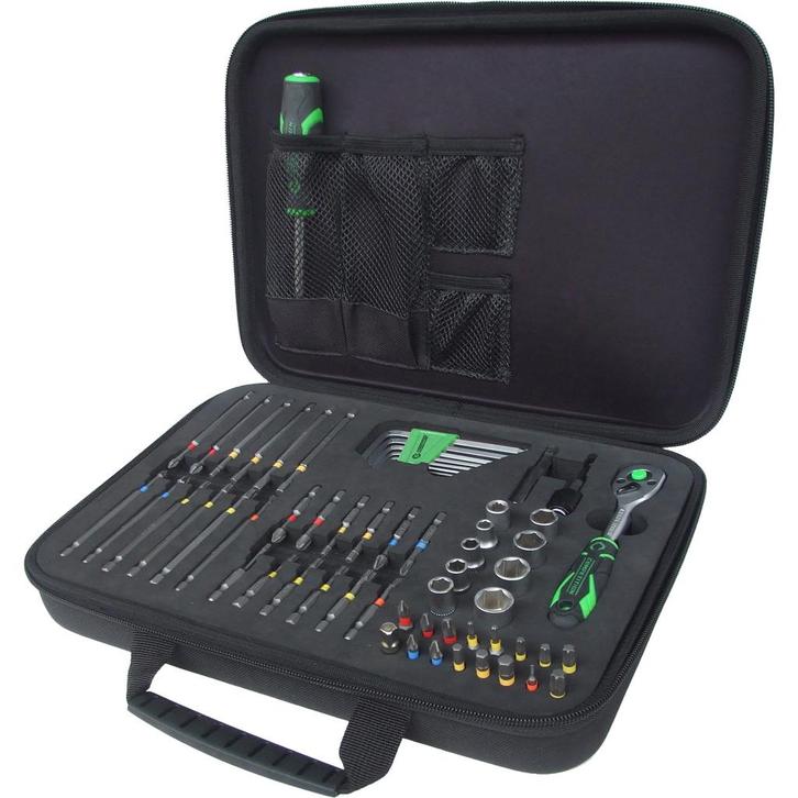 Competition 1/4 Mini Bit Dopsleutelset 60-delig, Auto diversen, Autogereedschap, Nieuw, Verzenden