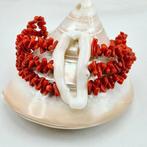 Bloedkoraal - Zilver - Armband - Middellandse Zee Koralen, Verzamelen, Nieuw