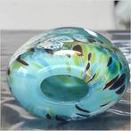 Maxence Parot - Vaas - Vase unique couleurs et Or - Glas