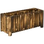 TRUUSK Verhoogde Plantenbak Vurenhout 100x40x40 cm - Kruiden, Verzenden, Nieuw