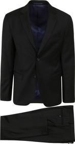Suitable Kostuum Toulon Serge Wol Uni Zwart maat 25 Heren, Kleding | Heren, Kostuums en vesten, Verzenden, Nieuw, Zwart, Suitable