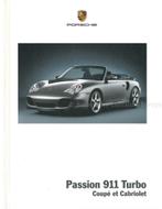 2004 PORSCHE 911 TURBO HARDCOVER BROCHURE FRANS, Nieuw