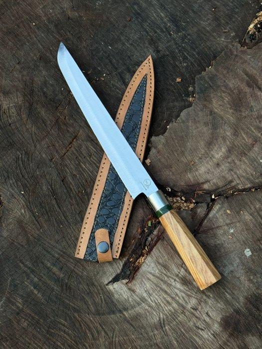 Keukenmes - Bunko - yanagiba - Keukengerei - Staal 12c27 -, Antiek en Kunst, Antiek | Keukengerei