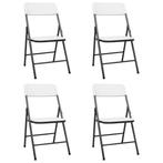 Balkon Deal: Tuinstoelen -35%! Inklapbaar & Wit!, Verzenden, Nieuw, Metaal, Inklapbaar
