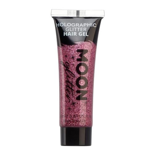 Moon Glitter Holographic Glitter Hair Gel Pink 20ml, Hobby en Vrije tijd, Feestartikelen, Nieuw, Verzenden