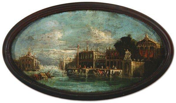 Francesco Guardi (1712-1793), Kring van - Vedute aus Venedig, Antiek en Kunst, Kunst | Schilderijen | Klassiek