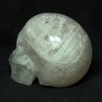 Menselijke schedel, met de hand gesneden uit kwarts kristal, Verzamelen, Mineralen en Fossielen