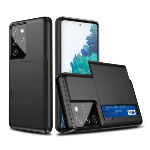 Samsung Galaxy S6 - Wallet Card Slot Cover Case Hoesje, Télécoms, Téléphonie mobile | Housses, Coques & Façades | Samsung, Envoi