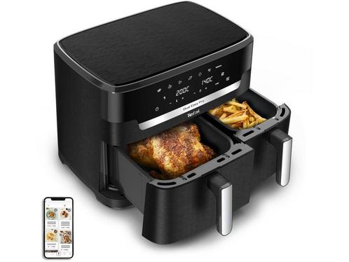 Tefal Dubbele heteluchtfriteuse EY9428E0, Huis en Inrichting, Woonaccessoires | Overige, Zo goed als nieuw, Verzenden