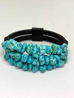 Turquoise - Argent - Bracelet - Pépite en turquoise, Antiquités & Art