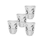 Halloween Shotglaasjes Schedel 50ml 4st, Verzenden, Nieuw