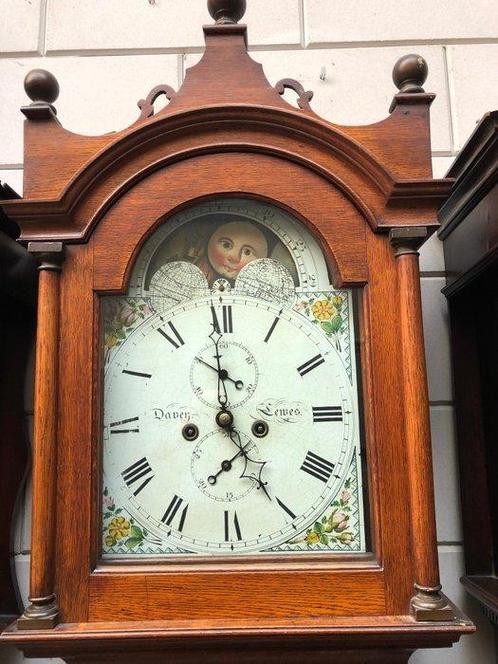 Staande klok -   Hout - 1850-1900, Antiek en Kunst, Antiek | Klokken