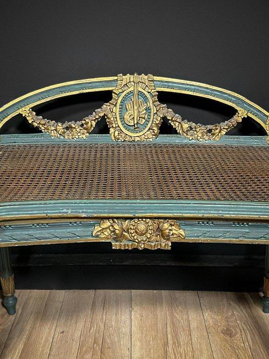 Sofa - Hout - Panchetta Luigi XVI, Antiquités & Art, Antiquités | Autres Antiquités