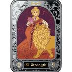 Kameroen. 1000 Francs 2021 Strength Tarot, (.999) Black