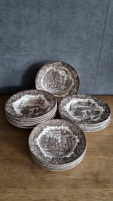 Royal Staffordshire - Eetservies (18) - Porselein, Antiek en Kunst, Antiek | Meubels | Tafels
